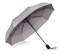 Repel Umbrella Paraguas Automático Plegable Antiviento - Paraguas de Viaje Resistente al Viento - Apertura y Cierre Automático, Compacto, Duradero - Estructura de Fibra de Vidrio Resistente