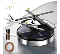 Repelente De Aire Del Coche Solar - Pieza De Tablero Fresco | Rotor Diseño De Rotor, Helicóptero FreshEnerner Scent Purificador De Perfume, Auto Aromatherapy Difusor Carr Interior