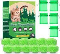 Repelente de gatos para exteriores, aceite de menta natural, para exteriores e interiores, mantiene a los gatos alejados del jardín de forma permanente, protege el jardín y los muebles, 12 unidades (1