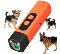Repelente de ladridos de perros 2024, repelente sónico recargable para perros, transmisor de frecuencia sónica seguro de 25 KHz, dispositivo antiladridos para perros, herramienta de entrenamiento