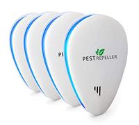 Repelente de Plagas,2025 Nuevo Electrónico Repelente Mosquitos Insectos para Interiores Anti Cucarachas, Moscas,Mosquitos,Ratones,Arañas,100% Inofensivo para Mascotas y Humanos- 4 Piezas