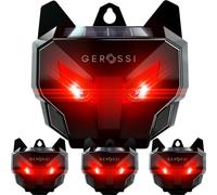 Repelente solar nocturno de animales, 4 unidades, dispositivo repelente eficaz para coyote, ciervo, zorro, mapache, mofeta, potente disuasorio de coyotes al aire libre, luces depredadoras para