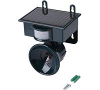 Repelente ultrasónico de animales alimentado por energía solar, control de plagas impermeable para gatos, perros, ratones, pájaros y roedores con sensor de movimiento que utiliza ondas sonoras humanas