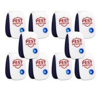 Repelente ultrasónico de plagas, paquete de 10, repelente de roedores, enchufe ultrasónico, repelente de ratones, defensa de plagas para interiores, repelente ultrasónico para cucarachas, roedores