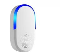 Repelente ultrasónico de plagas, repelente electrónico recargable para ratones, arañas de roedores domésticos, ratones, ratas, eficaz