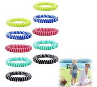 Repelentes de Mosquitos, Pulseras Antimosquitos, Pulseras Repelentes de Mosquitos, Ingredientes Naturales, Ajustables para Bebés y Adultos, 10 Piezas
