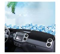 REPELKY para VW para Tiguan 2009-2015 Alfombrilla Salpicadero Coche Almohadilla Parasol Panel Instrumentos Alfombras Accesorio Interior Coche Cojín sombrilla (Color : Lado Negro LHD)