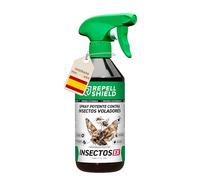 RepellShield® Repelente Insectos Voladores -500ml- Anti Mosquitos, Moscas, Avispas, Polillas y Más - Uso Interior y Exterior - Sin Manchas, Fácil de Usar - Spray Antimosquitos