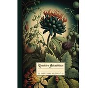 Répertoire Alphabétique: Grand format A4: 21x29,7 cm avec repères pour chaque lettre | 160 pages lignées | Jolie couverture végétale Rétro & Vintage, illustration de Fleurs et de Fruits exotiques.
