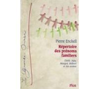 Répertoire Des Prénoms Familiers (ebook)