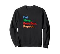 Repetición de caja de ritmos para dormir para Beatboxers y amantes del ritmo Sudadera