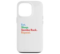 Repetición de roca de samba para los amantes del rock de samba Carcasa para iPhone 13 Pro