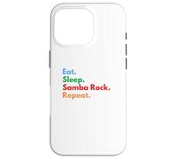 Repetición de roca de samba para los amantes del rock de samba Carcasa para iPhone 16 Pro