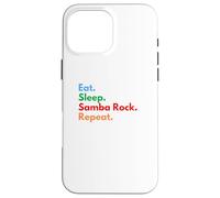Repetición de roca de samba para los amantes del rock de samba Carcasa para iPhone 16 Pro Max