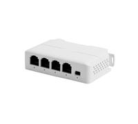 Repetidor 1 Entrada 3 Salidas Repetidor POE Estándar Carril DIN Extensor Impermeable de 4 Puertos Extensor de Red Cien Gigabits