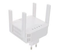 Repetidor 4 Antenas 300mbps WiFi y 2.4ghz Enchufe EU | Diseño Ventilación Lateral, Abs Blanco, Función de Memoria, Uso Doméstico y Oficina