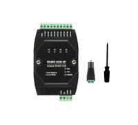 Repetidor de concentrador RS485 de Montaje DIN de 4 Canales aislados ópticamente para Aplicaciones y automatización Industrial Adaptador de Corriente