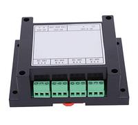 Repetidor de Grado Industrial de 4 Canales, Divisor de Concentrador CC 9-24 V, Repetidor de Aislamiento Fotoeléctrico con Fuente de Alimentación Aislada Incorporada para