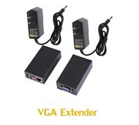 Repetidor de señal VGA sobre cable de red RJ45 Full HD 1080P Extensor HDMI IEEE-568B Estándar Compatible con sistemas informáticos Plug and Play