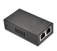 Repetidor extensor POE de red de 100 Mbps, entrada de 30 W, salida dual de 15 W, compatible con cascada multicapa de hasta 2625 pies para cámara POE