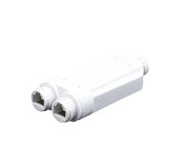 Repetidor PoE Impermeable de 2 Puertos IP66 10/100Mbps 1 a 2 Extensor PoE con cámara con Interruptor PoE for Exteriores IEEE802.3af/at 48V