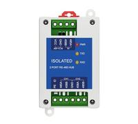 Repetidor RS485 de 2 canales, grado industrial, E810-R12, aislamiento de señal de alimentación, protección ESD, CC 8-28 V, montaje en riel de alta velocidad