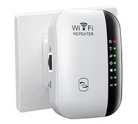 Repetidor Wi-Fi de 2,4 GHz y 300 Mbps con puerto Ethernet y función WPS.