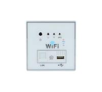 Repetidor WiFi 3G con cargador LAN y USB, botón WPS, montaje en pared, amplificador de señal WiFi, CA 110 - 240 V, alcance WiFi, conector de carga USB de 5 V 1,5 A, compatible con Smart Home (blanco)