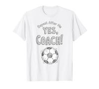 Repetir después de mí Sí Entrenador de fútbol Divertido Camiseta