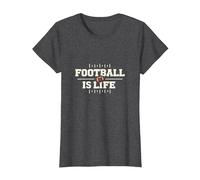Repetir el fútbol Comer Dormir: Mantra del Estilo de Vida de Gridiron Camiseta, Mujer, Jaspeado Oscuro, 3XL