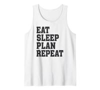Repetir el Plan de Comer sueño Camiseta sin Mangas
