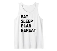 Repetir el Plan de Comer sueño Camiseta sin Mangas