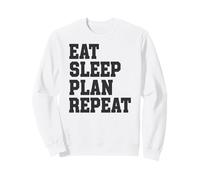 Repetir el Plan de Comer sueño Sudadera