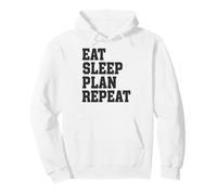Repetir el Plan de Comer sueño Sudadera con Capucha