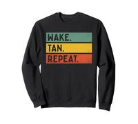 Repetir las vacaciones de verano de Wake Tan, viajes retro a la playa Sudadera