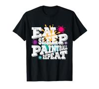Repetir Paintball Eat Sleep Camiseta