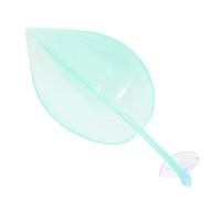 Repisa de rana para tomar el sol | Habitat Terrace - Ventosas en forma de hoja para decoración de tanque, accesorios de terrario para ranas enanas, tortugas, sapos de leopardo