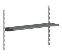 Repisa para mesa de embalaje chapa de acero pintada, gris