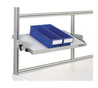 Repisa para mesa de trabajo Treston, gris luminoso