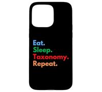 Repita la taxonomía de comer sueño para los amantes de la taxonomía Carcasa para iPhone 15 Pro Max