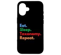 Repita la taxonomía de comer sueño para los amantes de la taxonomía Carcasa para iPhone 16