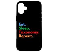 Repita la taxonomía de comer sueño para los amantes de la taxonomía Carcasa para iPhone 16 Plus