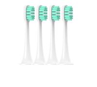 Replacement Brush Heads, Compatible For Xiaomi T300/T500/T700 For Sonic Electric Toothbrushes With Caps Sealed Package Soft Heads(4Green)