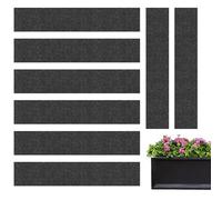 Replacement Capillary Mats - 8X Growing Pads, Durable Absorbent Fabric, Reusable Moisture Control Design, Reliable Plant Support | Gardening Supply For Greenhouse Seeding Starting Lawn Care