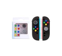 Replacement D-Pad & ABXY Button Caps for Switch2 Decorative Strip for 2 Controllers As Shown