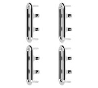 Replacement Drain Cap, Basin Overflow Cover Trim Set, Quick Install with Sink Drain Cover, Polished Finish Bathroom Overflow Protection Tool, Trim Ring with Modern Style, Bathroom Hardware for Home Us