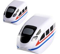 Replacement Electric Train Cars, USB Rechargeable Add-On for Electric Train Set Tracks, Cannot Operate Alone, Tracks & Cable Not Included, DO Not FIT with Magnetic Track (Tren-2pcs)
