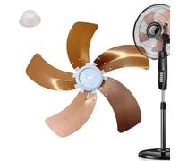 Replacement Fan Blades - 5-Leaf Aluminum Propeller 14-18 Inch Universal | Powerful Cooling Kit With Nut Cap Included | High-Efficiency Parts For Table, Wall, Floor Fans, Living Room, Bedroom, Office