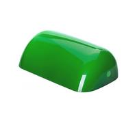 Replacement Glass Banker's Lamp (6 X 22.5 X 13.5 Cm Deep) Replacement Glass Lamp Shade Replacement Banker's Lamp Shade Lights Lamps Glossy Green