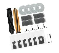 Replacement Kit for Mova V50 for Ultra and X50 PRO Robot Vacuum Cleaner, 22 Pieces Including Dual Main Brushes, HEPA Filters, Dust Bags, Side Brushes, Soft Mop, Cleaning Tools